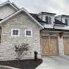 Garage Exterior and Accent Wall with Roanoke Real Stone Veneer