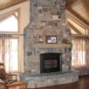 Interior Fireplace with Vancouver Real Stone Veneer