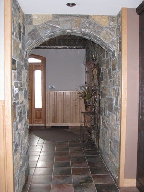 Interior Hallway Walls with Vancouver Real Stone Veneer