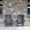 Front Porch with Vancouver Natural Thin Stone Veneer