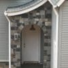 Side entrance with Carlisle real thin stone veneer accent wall