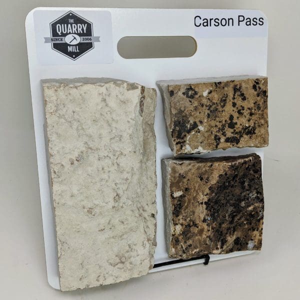 Carson Pass Natural Stone Veneer Sample Board