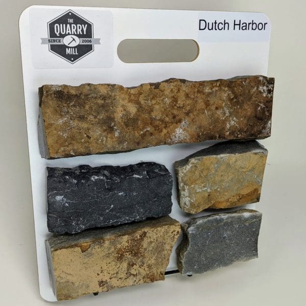 Dutch Harbor Thin Stone Veneer Sample Board
