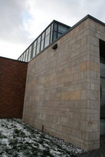 Manchester Modern Limestone Panel Thin Veneer | Quarry Mill