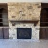 Interior fireplace with Mojave real thin stone veneer