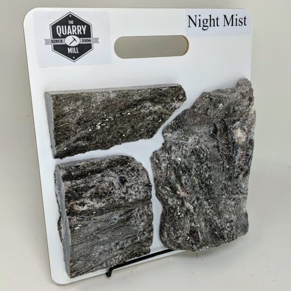 Night Mist Real Stone Veneer Sample Board