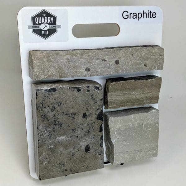 Graphite Natural Stone Veneer Sample Board