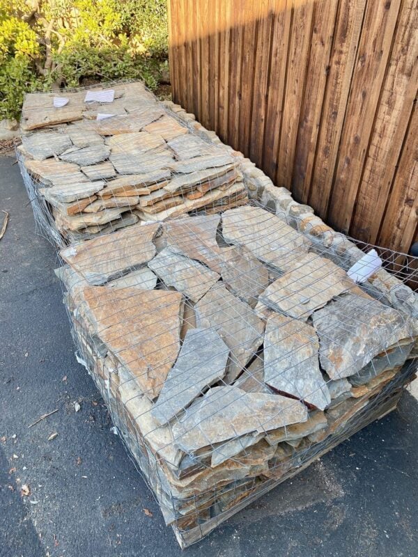 Pallets of Natural Stone Veneer