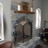 Brighton, Kirkland, and Shadow Vista custom blend real thin stone veneer interior fireplace