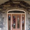 Coventry and Charleston Real Thin Stone Veneer Custom Blend Front Entrance