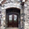 Front entrance with Richmond, Carlisle, and Shadow Vista real stone veneer