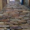 Drystack wall with Tucson real thin stone veneer