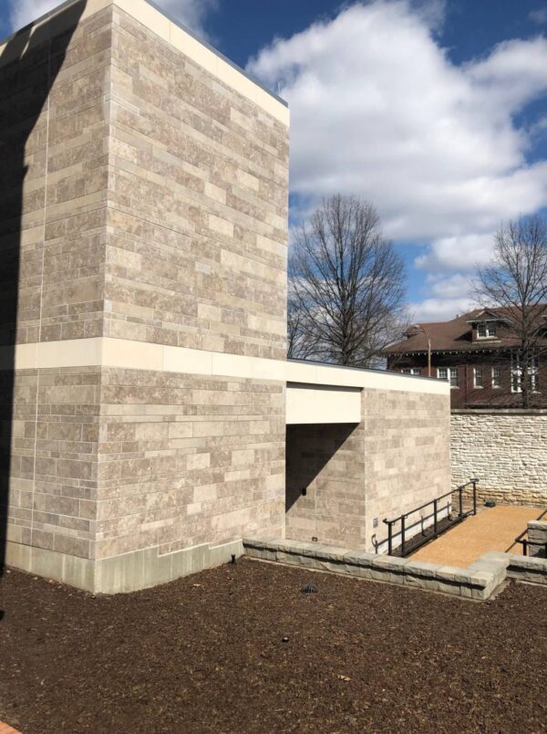 Custom Sawn Face Dimensional Tenbury Natural Stone Veneer Commercial Exterior