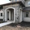 Lowell Natural Thin Stone Veneer Front Entrance