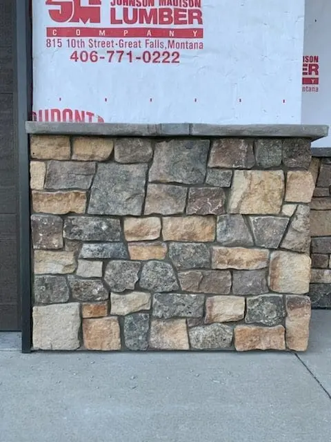 Vail real thin stone veneer wainscoting