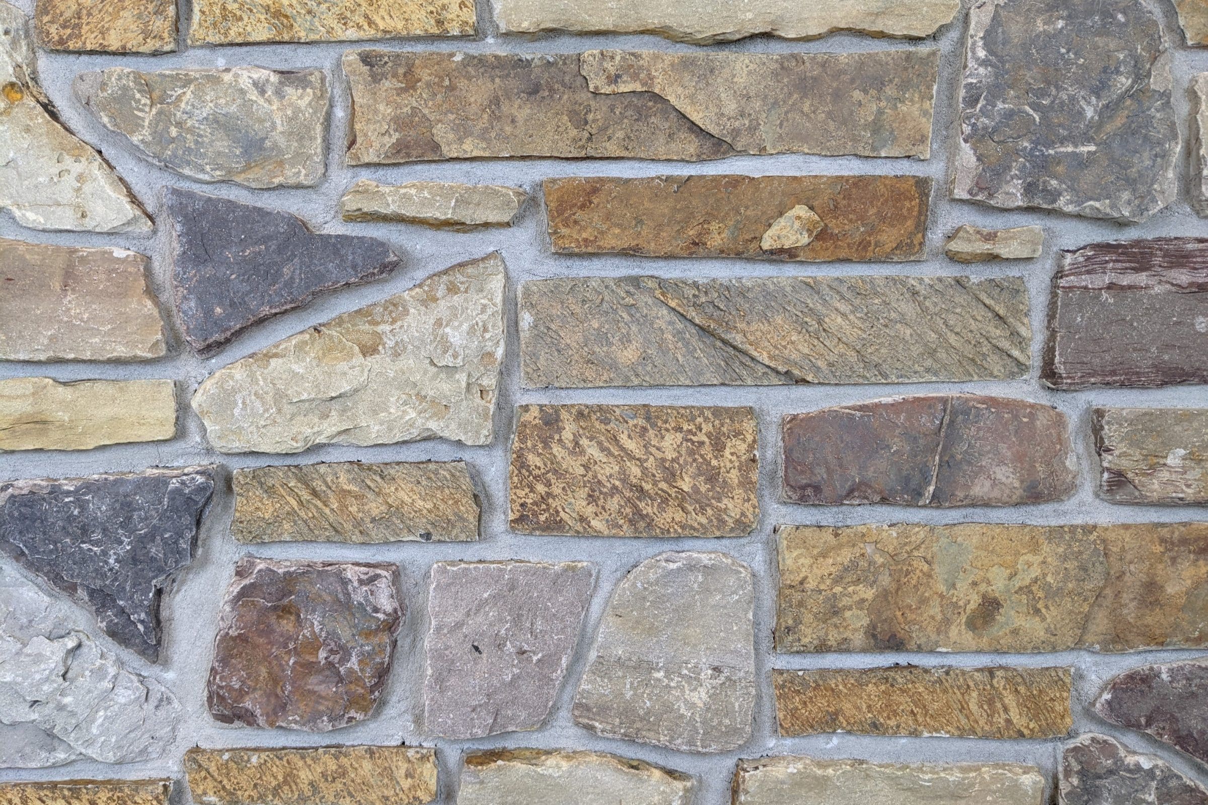 Wheat Ridge Natural Thin Stone Veneer Mock Up