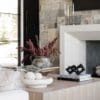 Westgate Natural Thin Stone Veneer Fireplace Close-Up