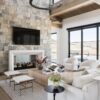 Westgate Real Thin Stone Veneer Interior Fireplace