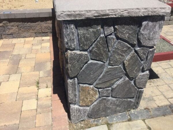 Cardiff Real Thin Stone Veneer Pillar