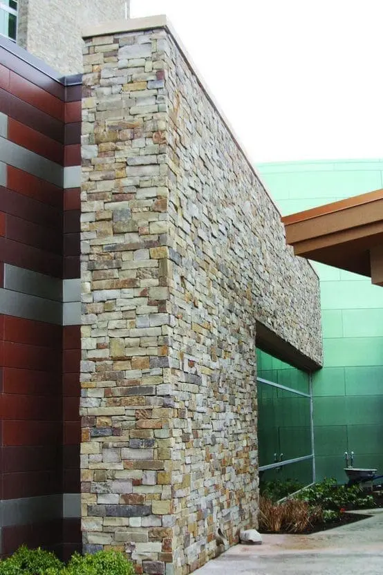 Wheat Ridge Real Stone Veneer Drystack Exterior