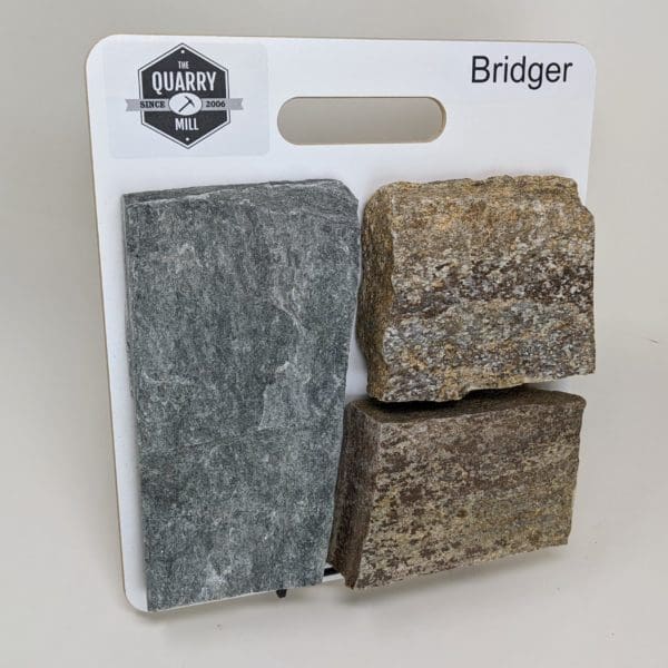 Bridger Natural Stone Veneer Sample Board