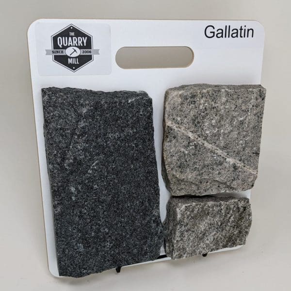 Gallatin Natural Thin Stone Veneer Sample Board