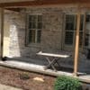 Lexington Natural Thin Stone Veneer Covered Porch