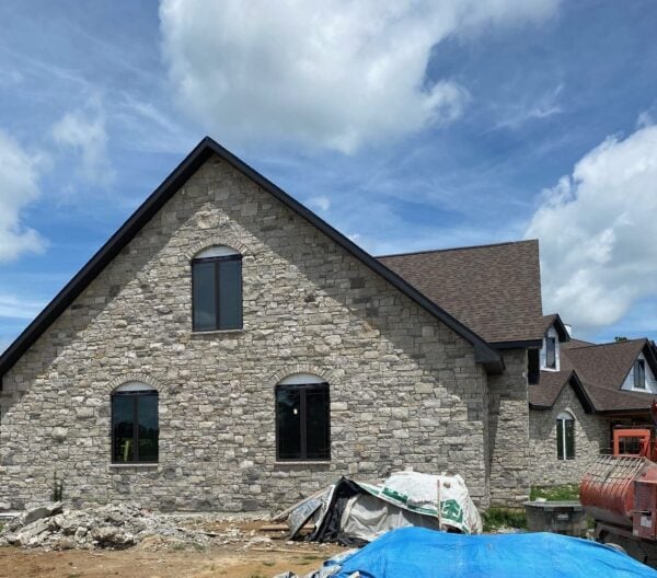 Lexington Real Stone Veneer Exterior