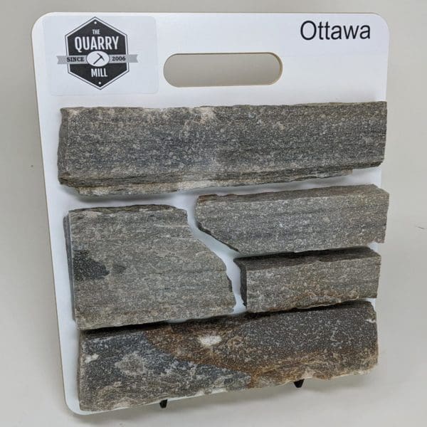 Ottawa Real Thin Stone Veneer Sample Board