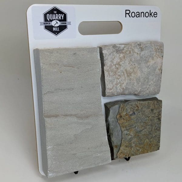 Roanoke Real Thin Stone Veneer Sample Board
