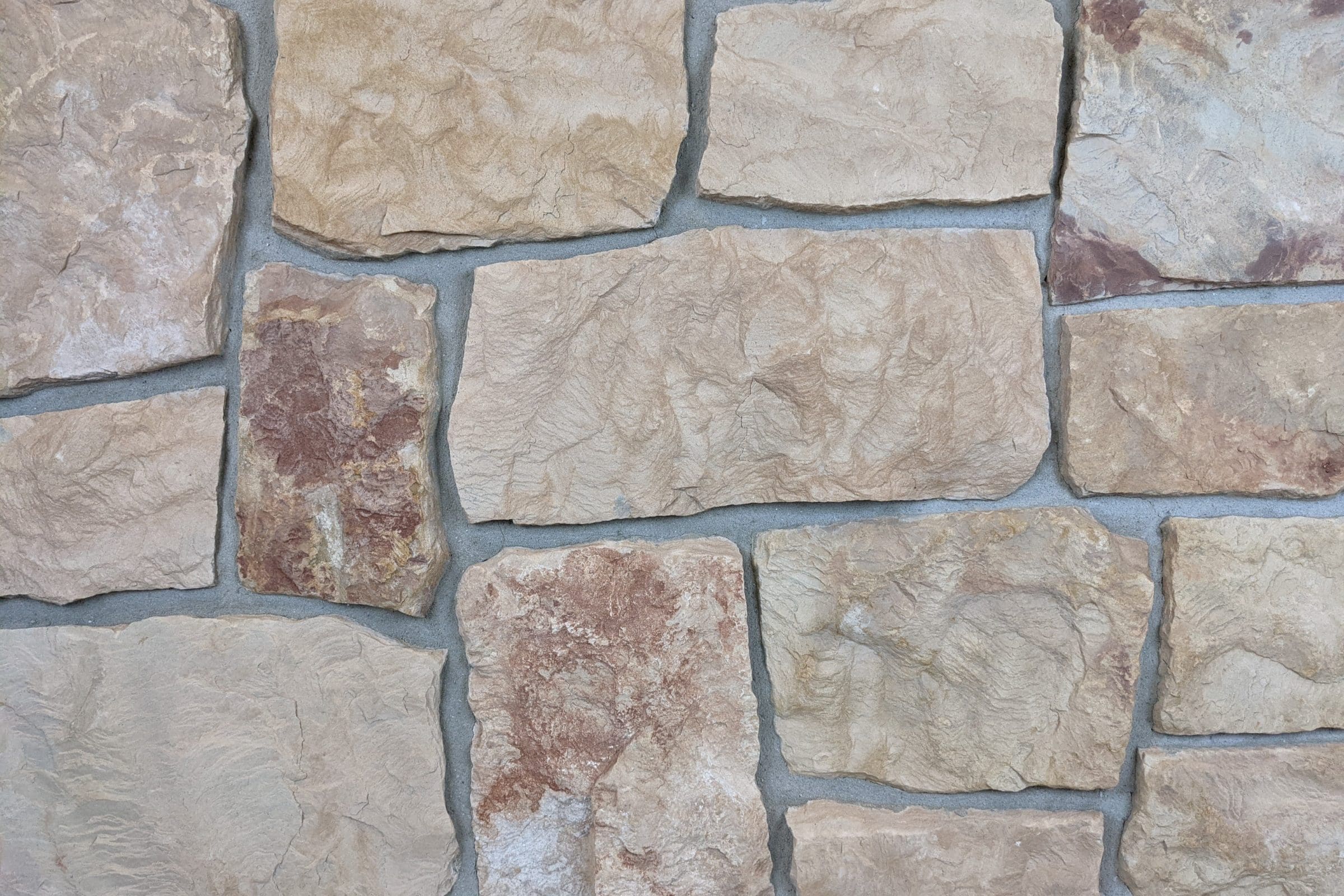 Santa Fe Rough Cut Castle Rock Style Real Thin Stone Veneer