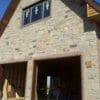 Addison Real Thin Stone Veneer Garage Exterior