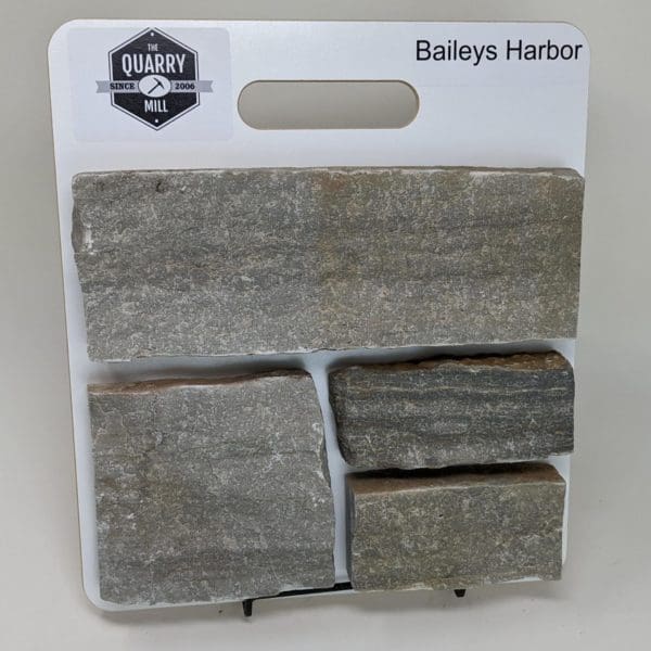 Baileys Harbor Natural Stone Veneer Sample Board