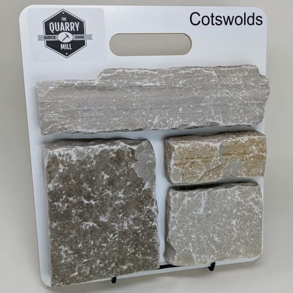 Cotswolds Real Thin Stone Veneer Sample Board