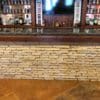 Custom Cambrian Creek Real Stone Veneer Bar with All 2.25 In Pieces