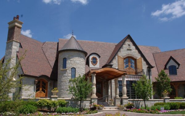 Oak Brook Real Stone Veneer Exterior