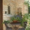 Valencia Real Thin Stone Veneer Front Porch Sitting Area