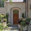 Florence Real Thin Stone Veneer Front Entrance