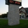 Lewes Custom Tumbled Real Thin Stone Veneer Commercial Sign