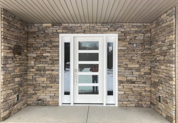 Melbourne Natural Stone Veneer Drystack Front Entrance