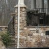 Tantallon Fieldledge Natural Thin Stone Veneer Front Porch