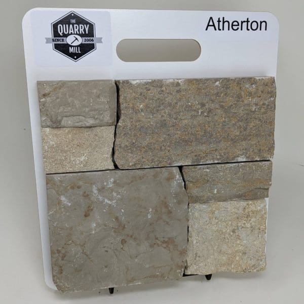 Atherton Real Thin Stone Veneer Sample Board