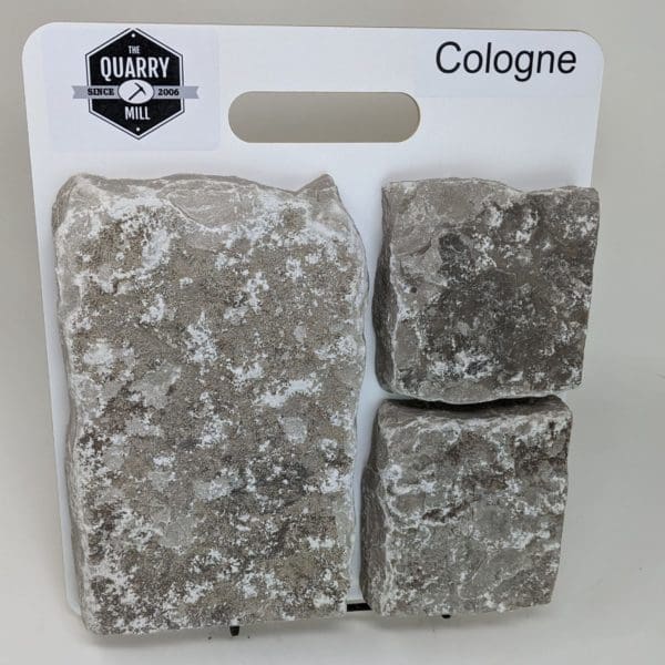 Cologne Tumbled Real Thin Stone Veneer Sample Board