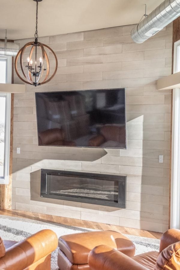 Rhinelander Natural Stone Veneer Panels Interior Fireplace