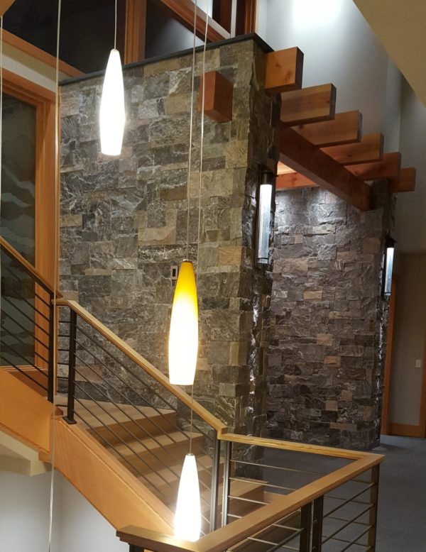 Vancouver Real Stone Veneer Custom Drystack Interior