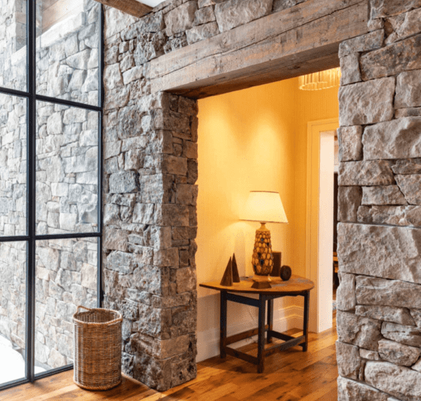 Eagle River Real Thin Stone Veneer Interior