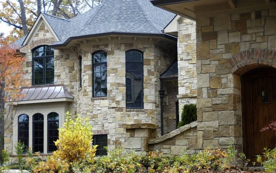 Belvedere Natural Thin Stone Veneer Exterior Siding