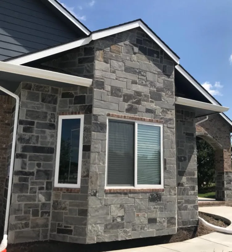 Blackburn Natural Thin Stone Veneer Residential Exterior