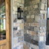 Breckenridge Ashlar Real Thin Stone Veneer Front Entrance