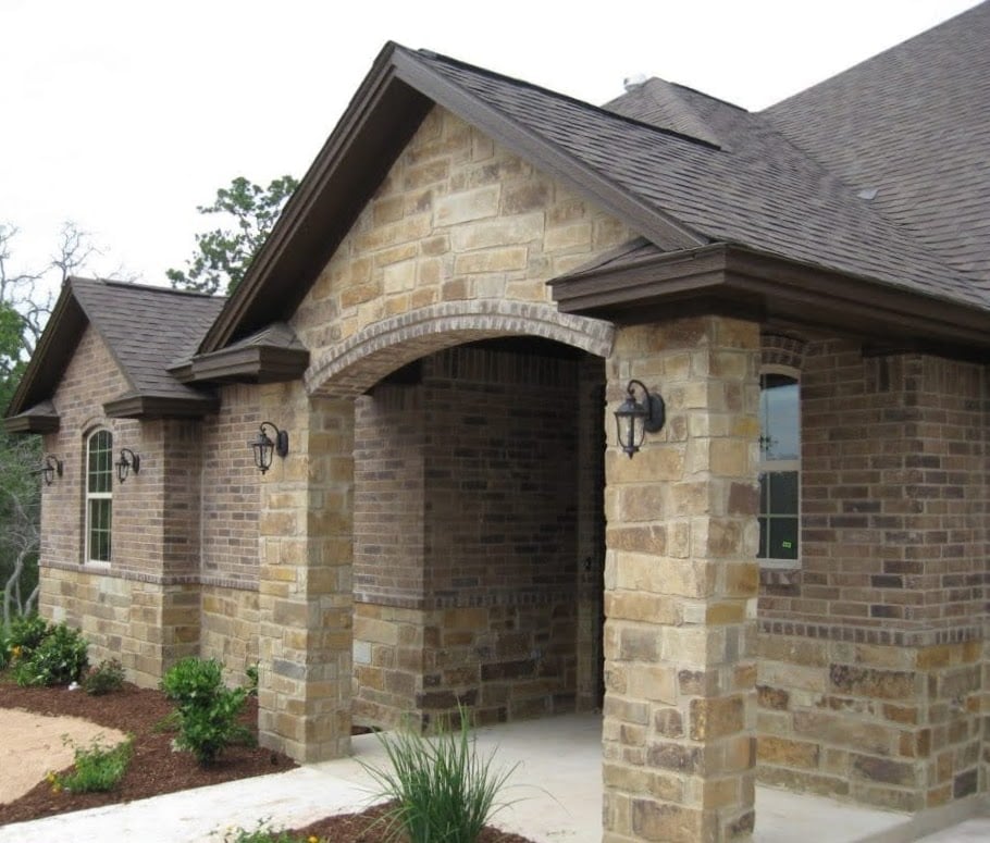 Buckskin Real Thin Stone Veneer Exterior